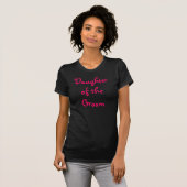 Dochter van de Groom T-shirt (Voorkant volledig)