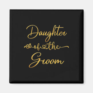 Dochter van de Groom Wedding Party Idee voor haar Magneet