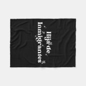 Dochter van de immigrant Vluchteling Latina Rechte Fleece Deken (Voorkant (Horizontaal))