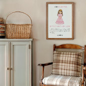 Dochter van de Koning Christelijk Baby Print