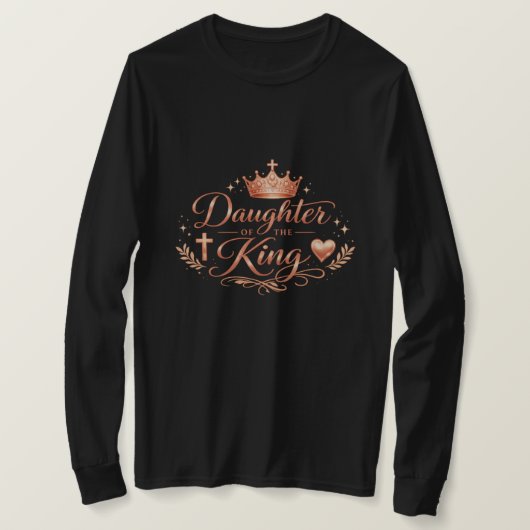 Dochter van de Koning • Christelijk Dames T-Shirt (Design voorkant)