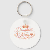 Dochter van de Koning • Christelijk Dames T-Shirt Sleutelhanger (Voorkant)