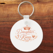 Dochter van de Koning • Christelijk Dames T-Shirt Sleutelhanger (Voorkant)