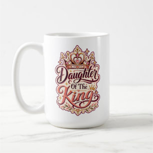 Dochter van de Koning Christelijk ontwerp Op geloo Koffiemok