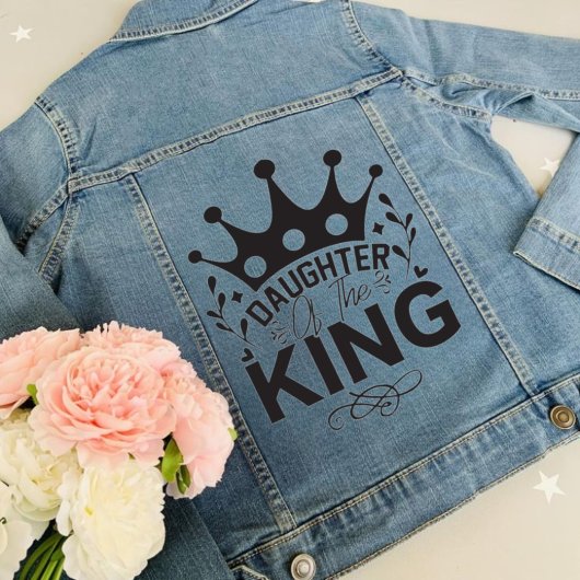 Dochter van de Koning Christelijk Tiener Denim Jacket