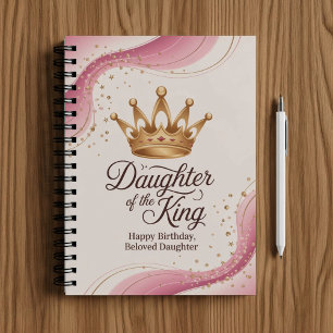 Dochter van de Koning. Christelijk verjaardagsnoti Notitieboek