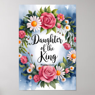 Dochter van de Koning Christelijke Vrouwen Muurkun Poster