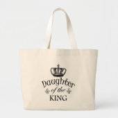 Dochter van de koning grote tote bag (Voorkant)