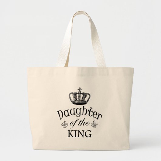 Dochter van de koning grote tote bag (Voorkant)