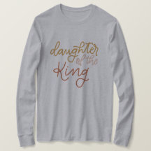 Dochter van de koning lange hoes T-shirt