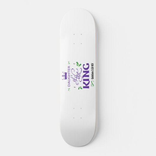 Dochter van de koning persoonlijk skateboard (Voorkant)