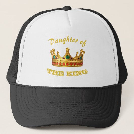Dochter van de koning T-Shirt Trucker Pet (Voorkant)