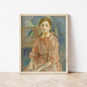 Dochter van de kunstenaar   Berthe Morisot Poster