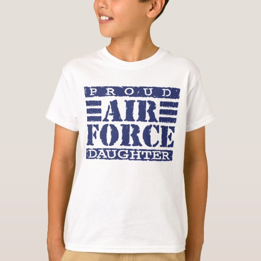Dochter van de luchtmacht t-shirt (Voorkant)