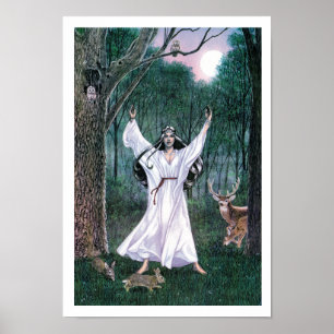 Dochter van de maan - Afdrukken of Poster