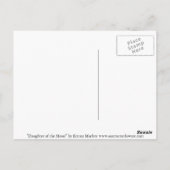 Dochter van de maan briefkaart (Achterkant)