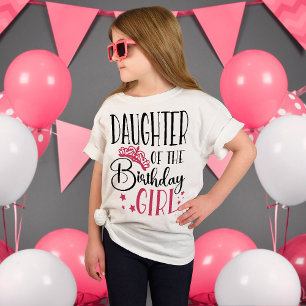 Dochter van de maatfamilie van het Birthday Girl T-shirt