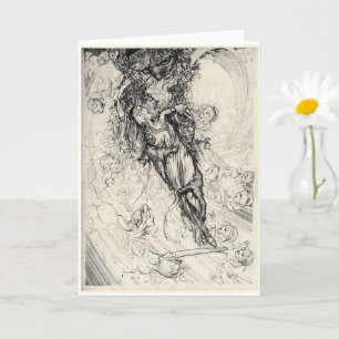 Dochter van de Rainbow Wizard of Oz BLANK Kaart