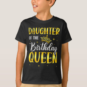 Dochter van de verjaardagsprinses t-shirt