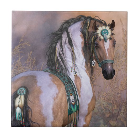 Dochter van de Wind Art Tile Tegeltje (Voorkant)