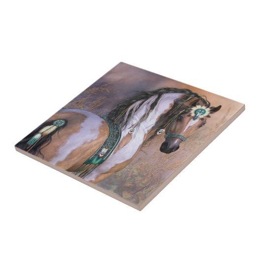 Dochter van de Wind Art Tile Tegeltje (Zijkant)