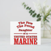 Dochter van een Amerikaanse marine Briefkaart (Staand voorkant)