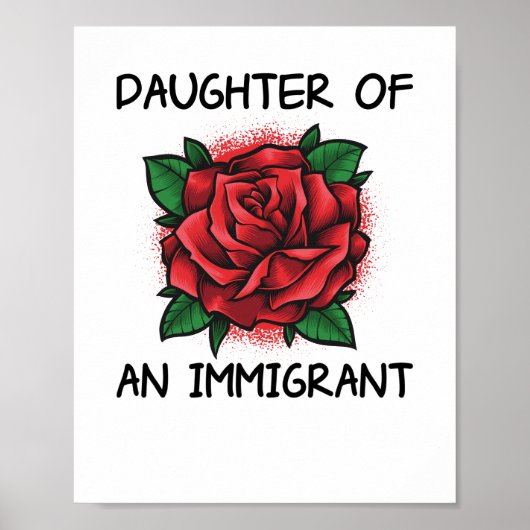 dochter van een immigrant poster (Voorkant)
