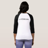 Dochter van een King Christelijk Baseball Shirt (Achterkant volledig)