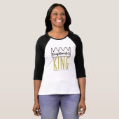 Dochter van een King Christelijk Baseball Shirt (Voorkant volledig)