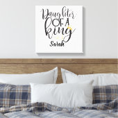 Dochter van een Koning  Canvas Afdruk (Insitu (Slaapkamer))