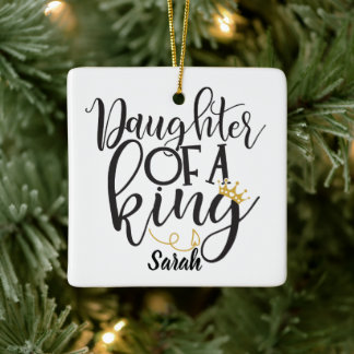 Dochter van een Koning Keramisch Ornament
