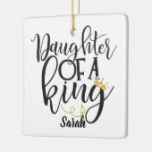 Dochter van een Koning Keramisch Ornament (Links)