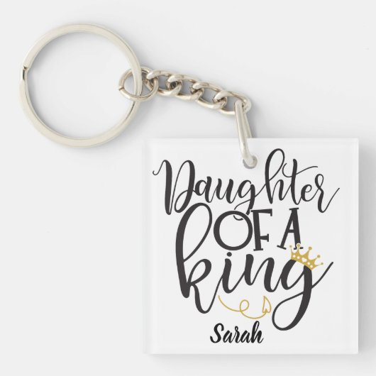 Dochter van een Koning  Sleutelhanger (voorkant)