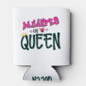 Dochter van een koningin blikjeskoeler (Achterkant)