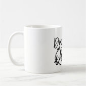 Dochter van een KONINGIN Modern Script Trendy Aang Koffiemok (Links)