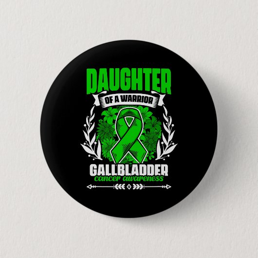 Dochter van een krijger - galwegkanker ronde button 5,7 cm (Voorkant)