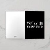 Dochter van een krijger Nierkanker Awareness Folie Wenskaart (Buiten Laag)