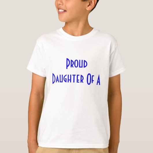 Dochter van een supermoeder t-shirt (Voorkant)