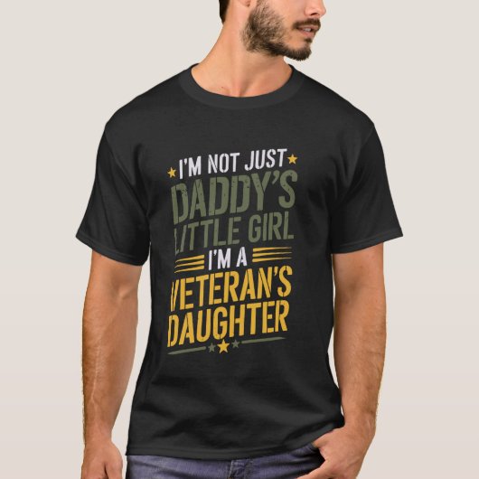 Dochter van een veteraan t-shirt (Voorkant)