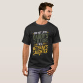 Dochter van een veteraan t-shirt (Voorkant volledig)