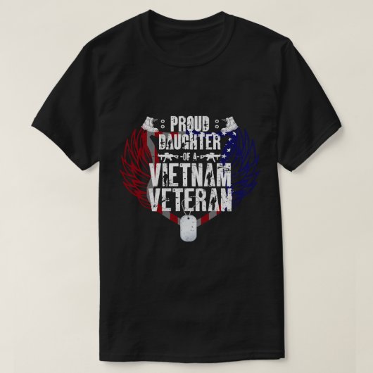 Dochter van een Vietnam-veteraan 333 T-shirt (Design voorkant)
