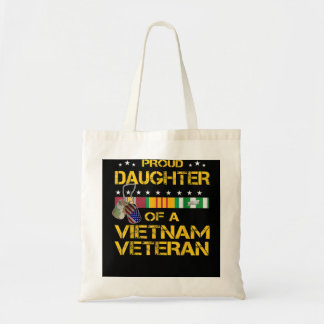 Dochter van een Vietnam veteraan... ik ben trots o Tote Bag