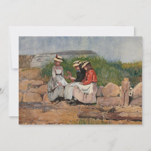 Dochter van een visser | Winslow Homer (Voorkant)