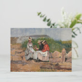 Dochter van een visser | Winslow Homer (Staand voorkant)