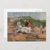 Dochter van een visser | Winslow Homer Briefkaart (Voorkant / Achterkant)