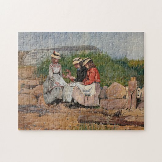 Dochter van een visser | Winslow Homer Legpuzzel (Horizontaal)
