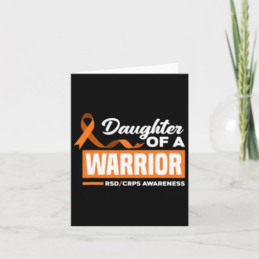 Dochter van een Warrior Support supporter RSD CRPS Kaart (Voorkant)