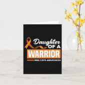 Dochter van een Warrior Support supporter RSD CRPS Kaart (Gele Bloem)