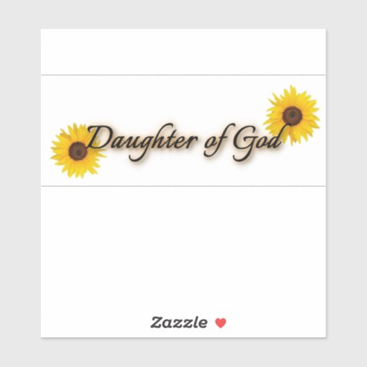 Dochter van God Wissen Sticker (Vel)