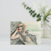 Dochter van het briefkaart van zeemeermin (Staand voorkant)